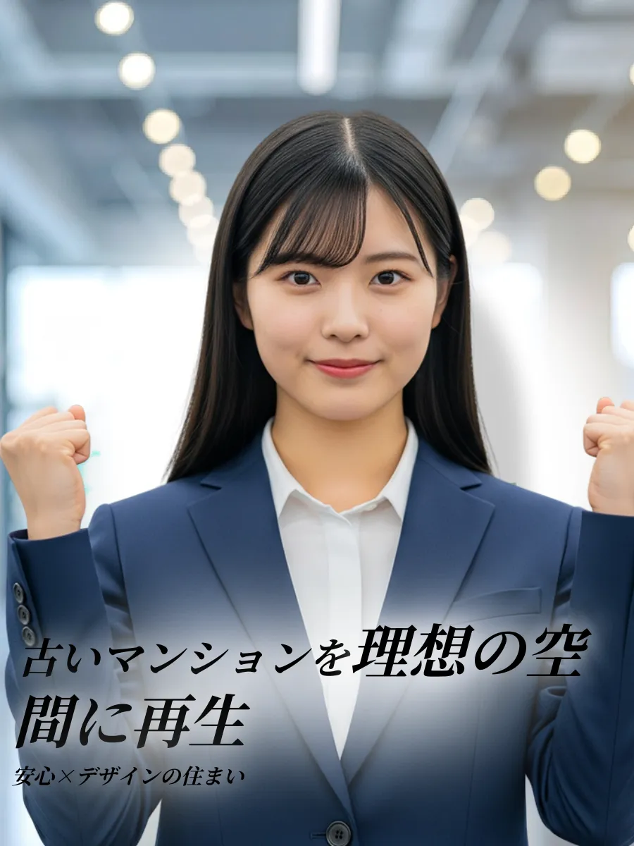 古いマンションリノベーションのメインビジュアル