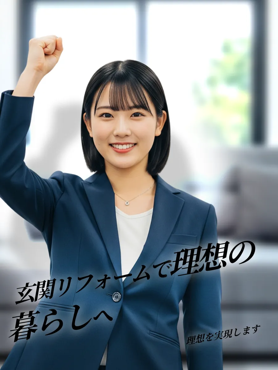 玄関リフォームビフォーアフター事例