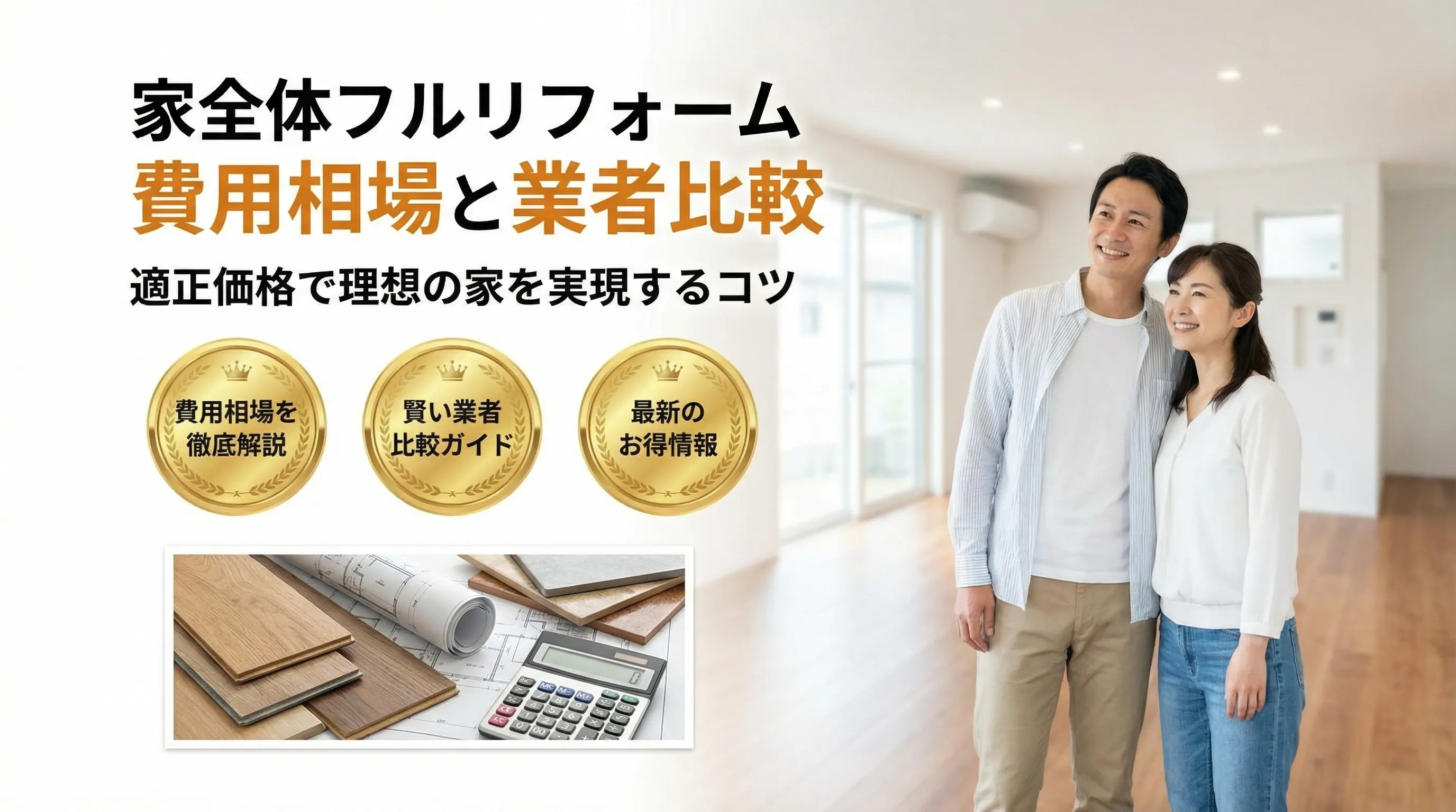 フルリフォーム費用の相場と業者比較ガイド｜家全体のリフォーム費用を徹底解説